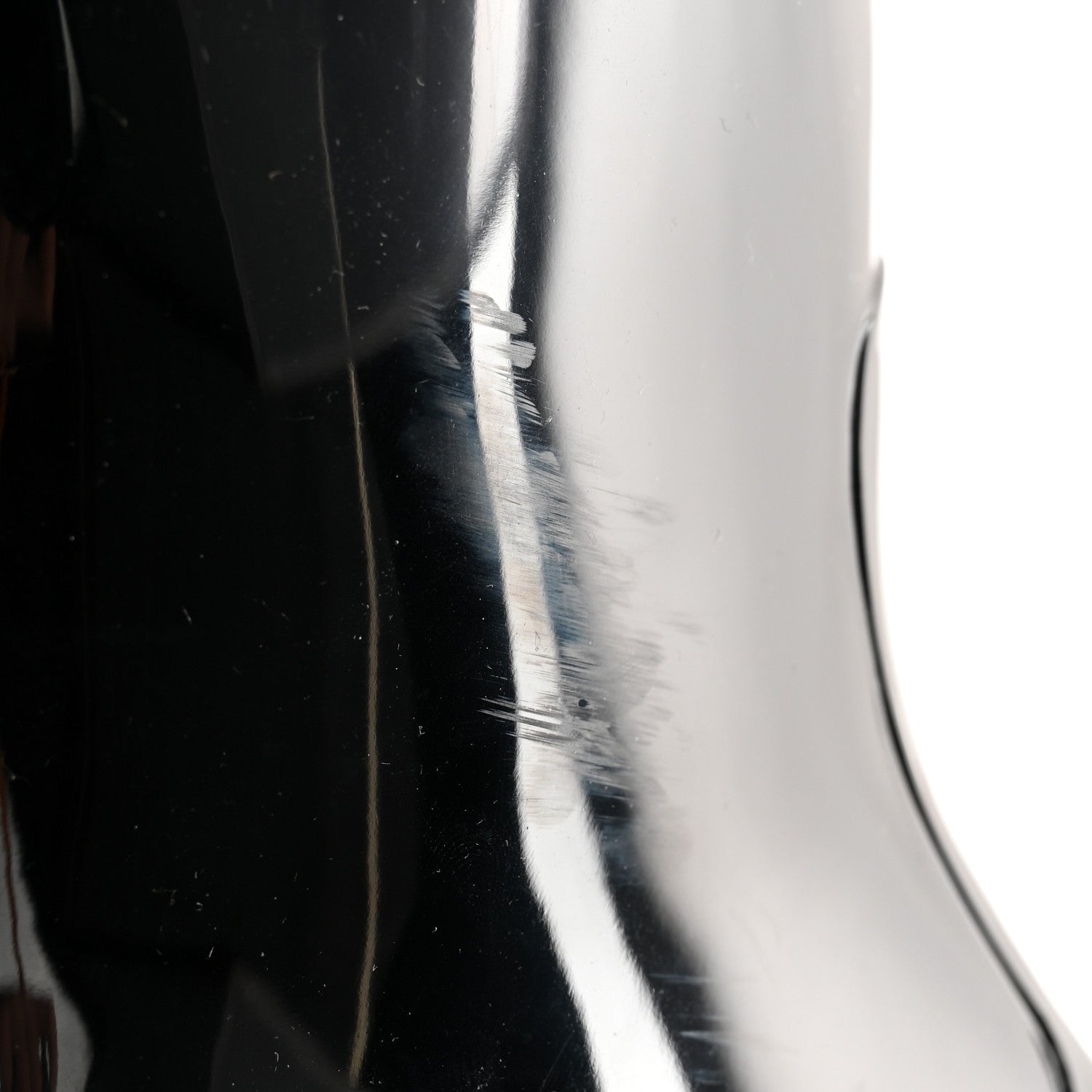 Chanel Rubber Camellia Rain Boots 38 Black 11 of 14