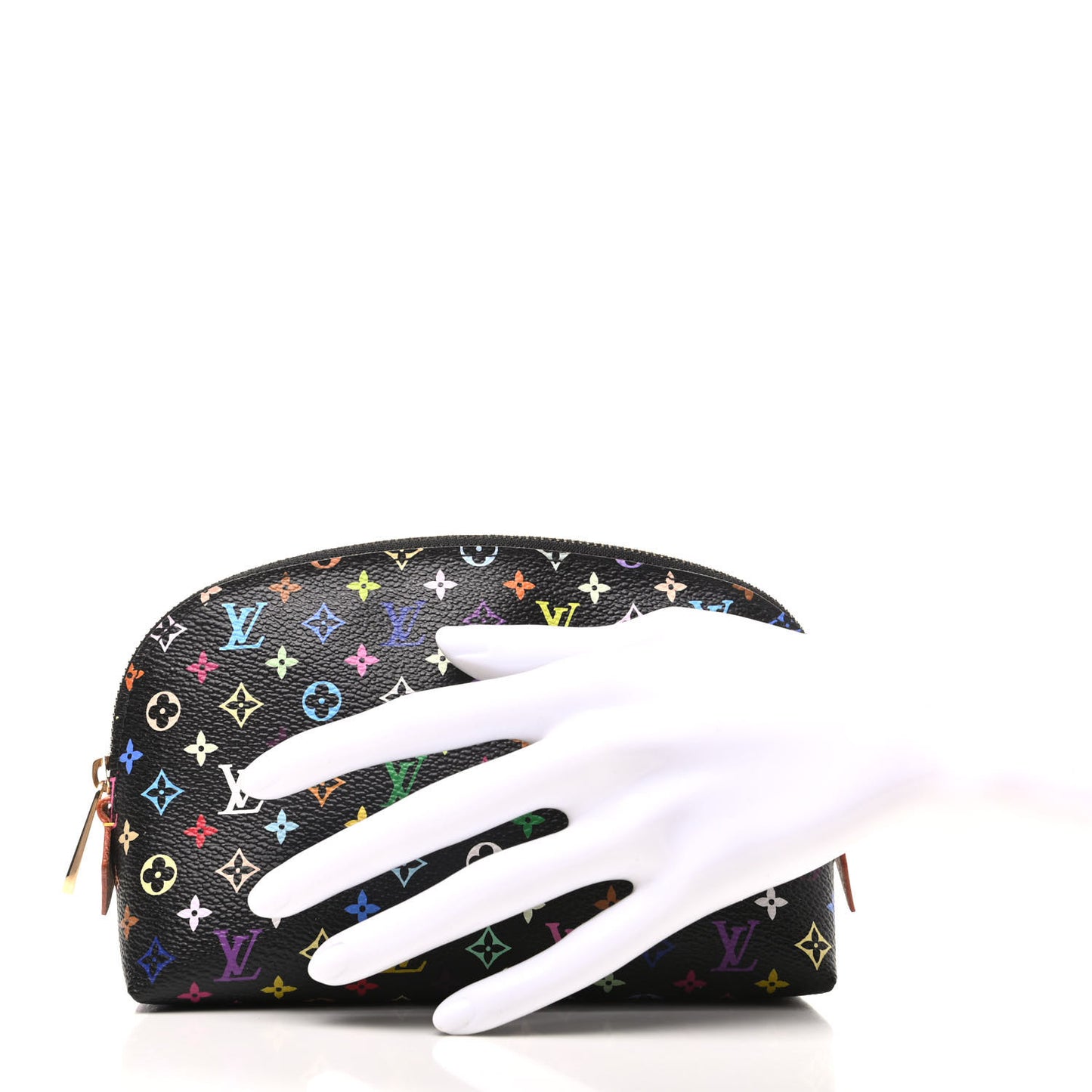 Monogram Multicolor Cosmetic Pouch Black Grenade