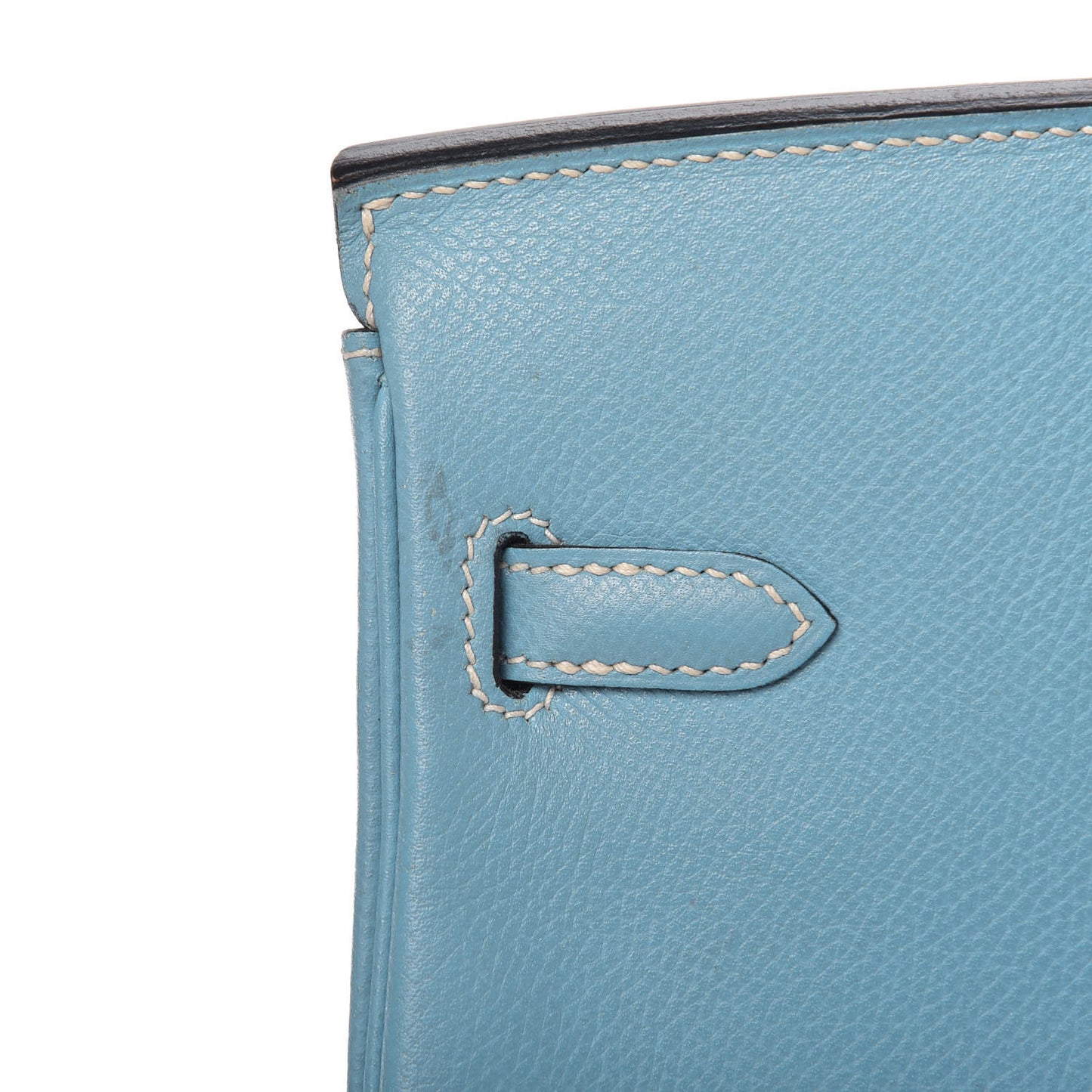 Epsom Birkin 25 Bleu Jean