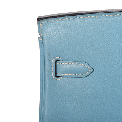 Hermes Epsom Birkin 25 Bleu Jean 18 of 18