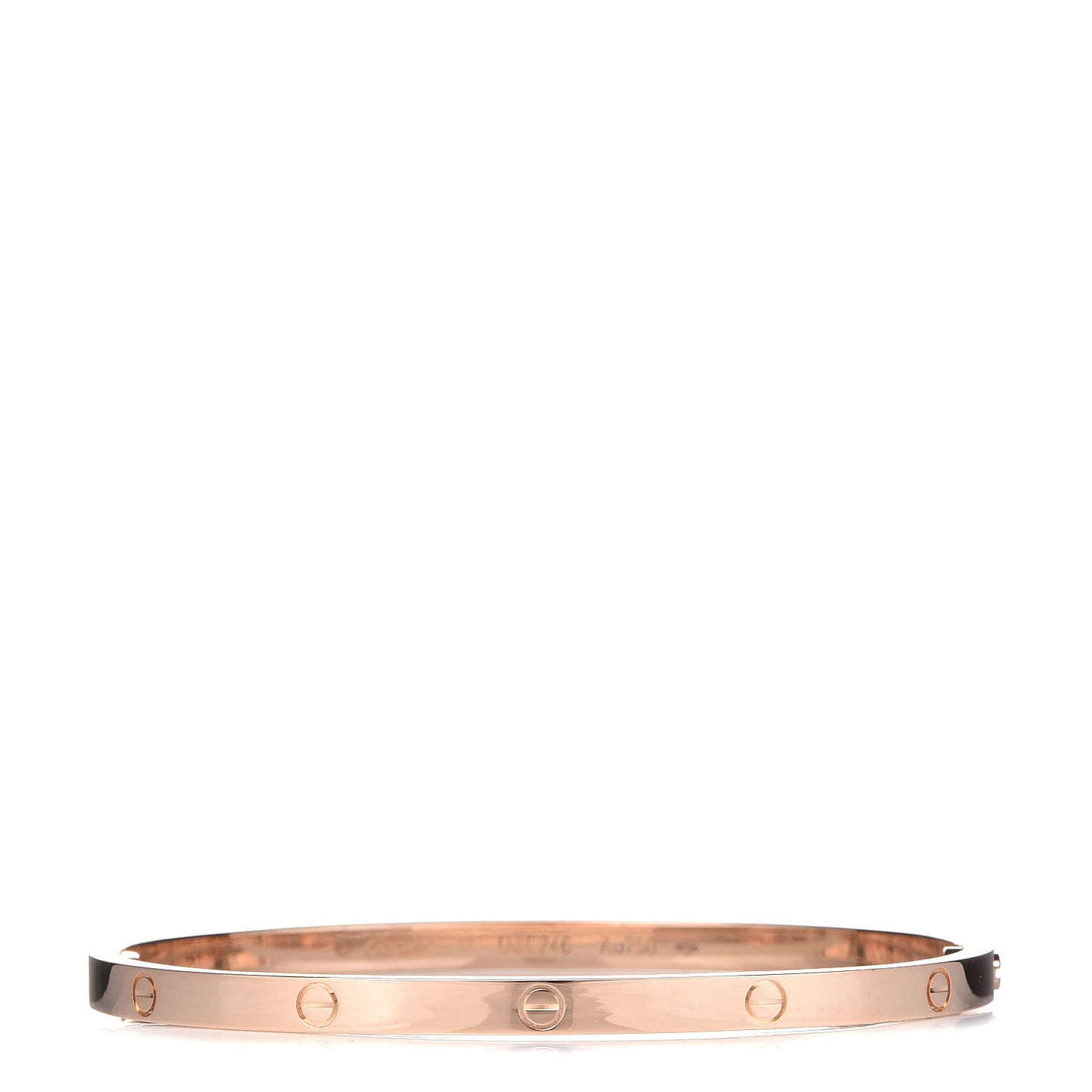 18K Pink Gold Small LOVE Bracelet 17