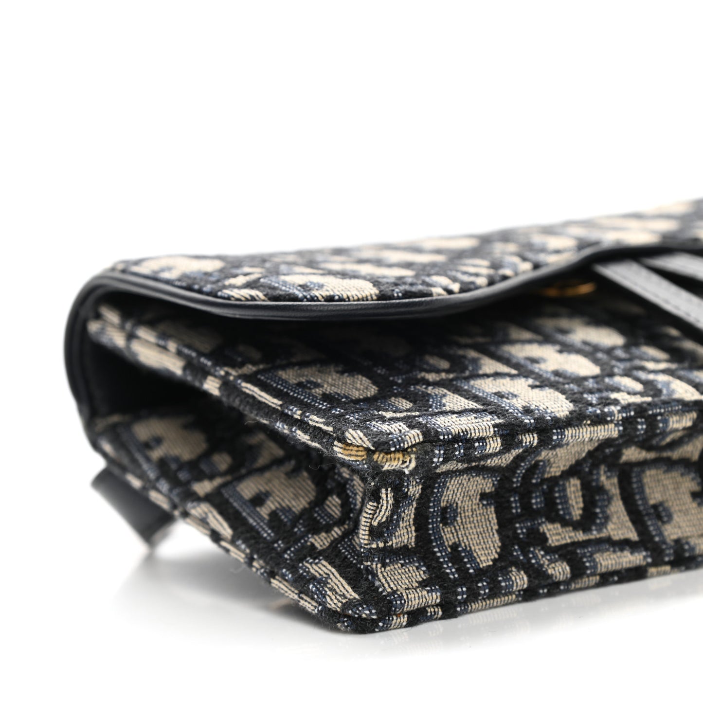 Oblique Saddle Belt Bag Blue