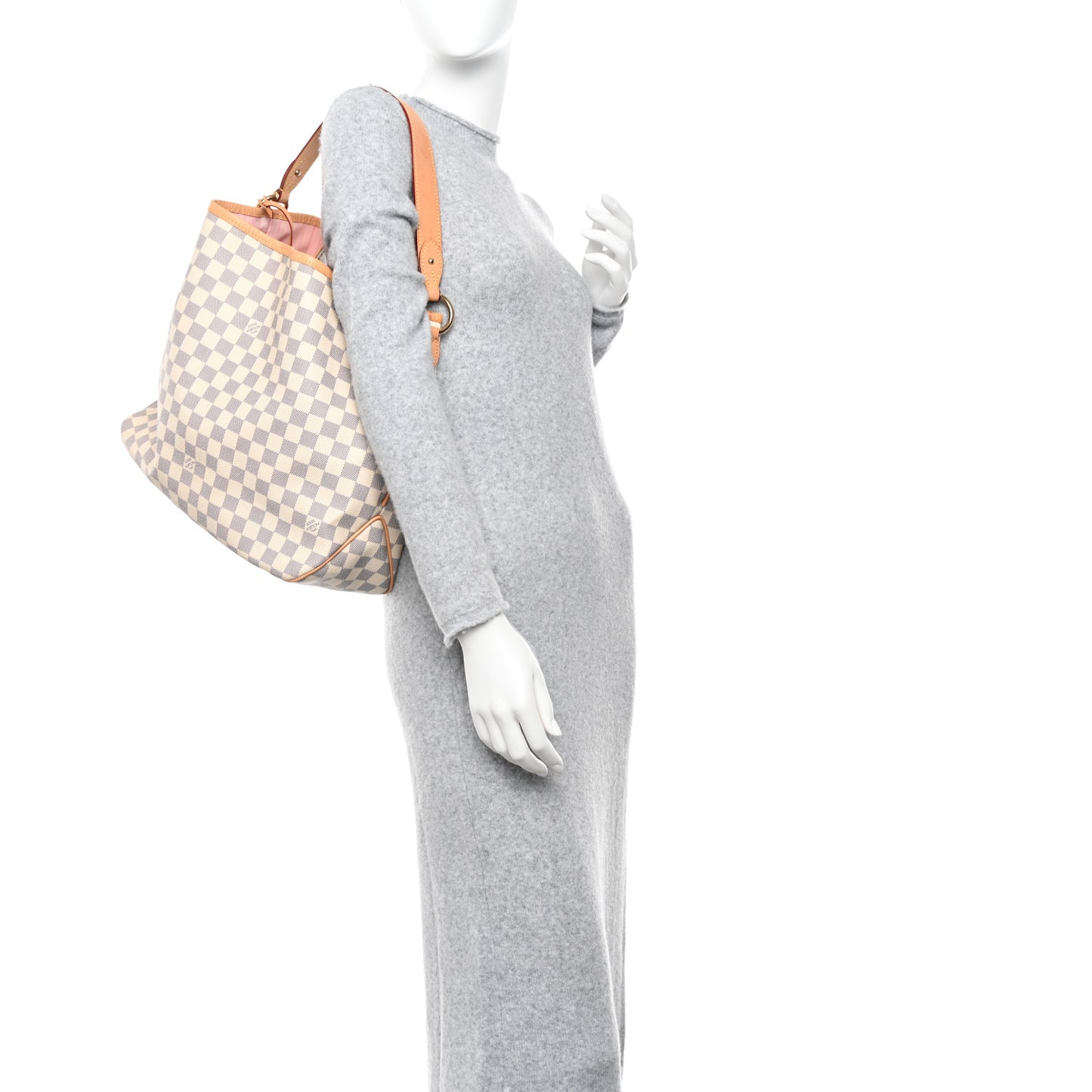 Damier Azur Delightful MM Rose Ballerine