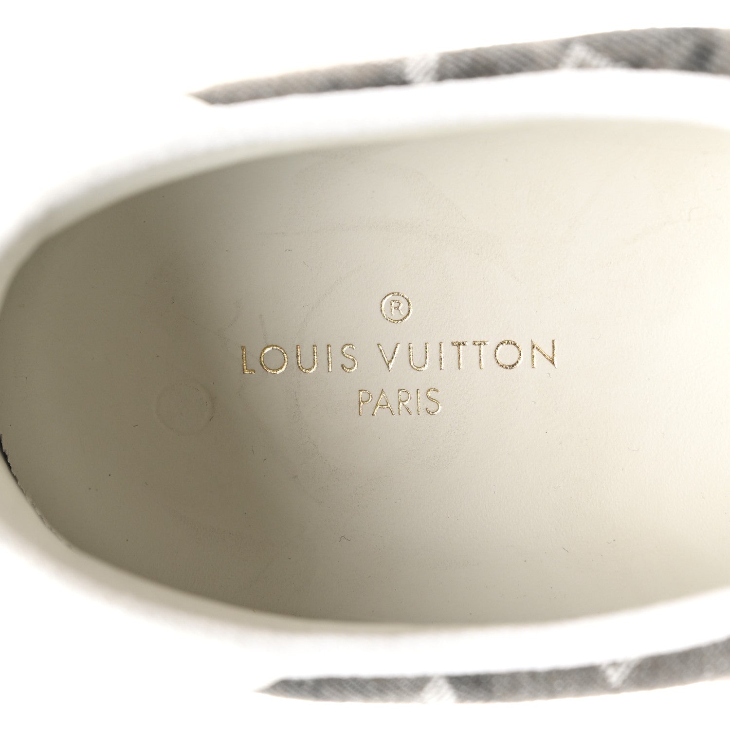 Louis Vuitton Monogram Denim Trocadero Richelieu Sneakers 8 Grey 7 of 8