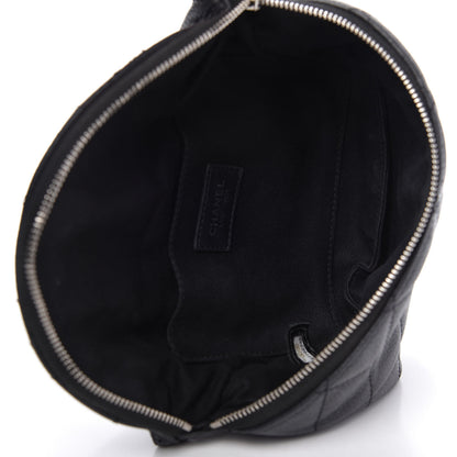 Chanel Grained Calfskin Quilted Waist Belt Bag Black 5 of 11