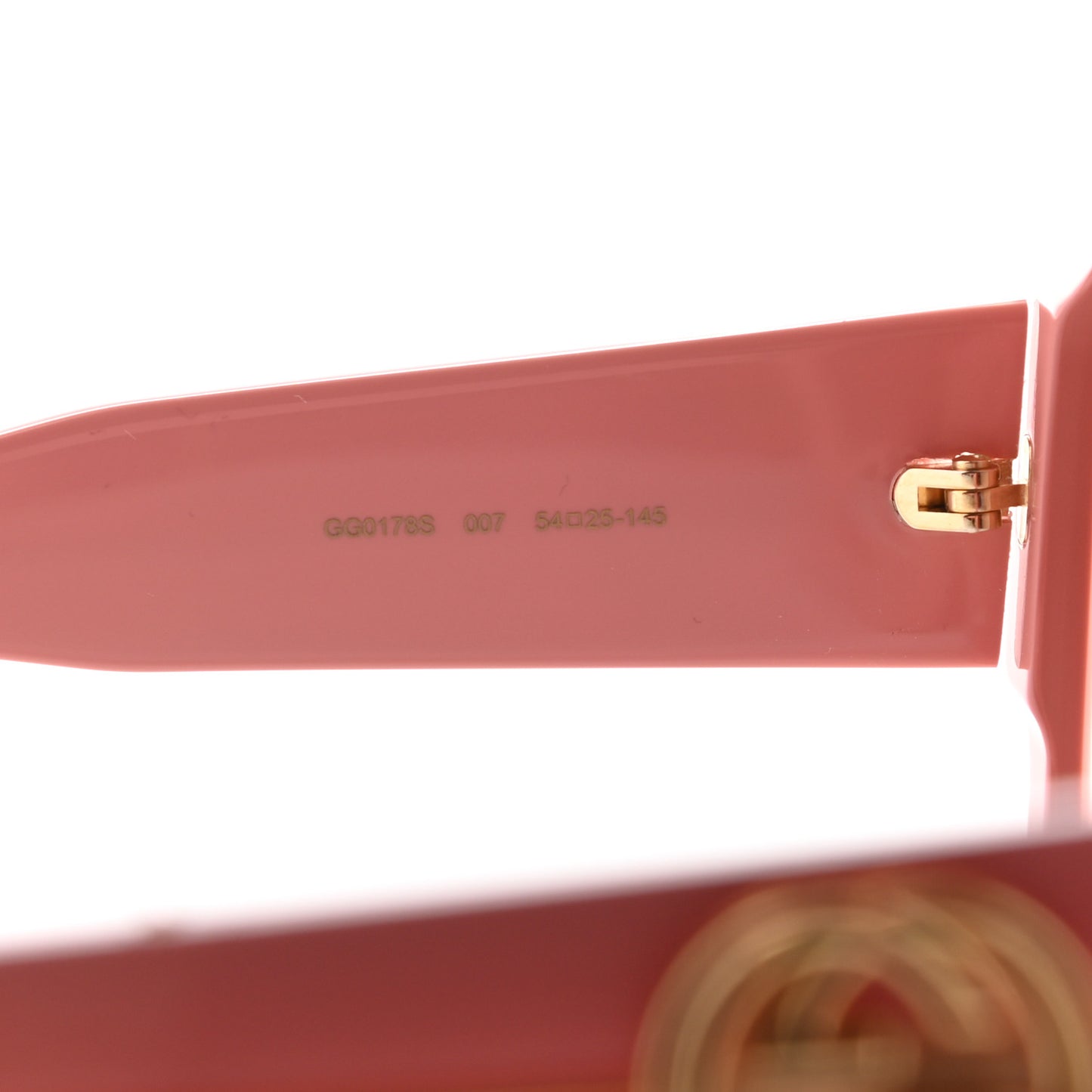 Square Frame GG0178S Sunglasses Rose Brown