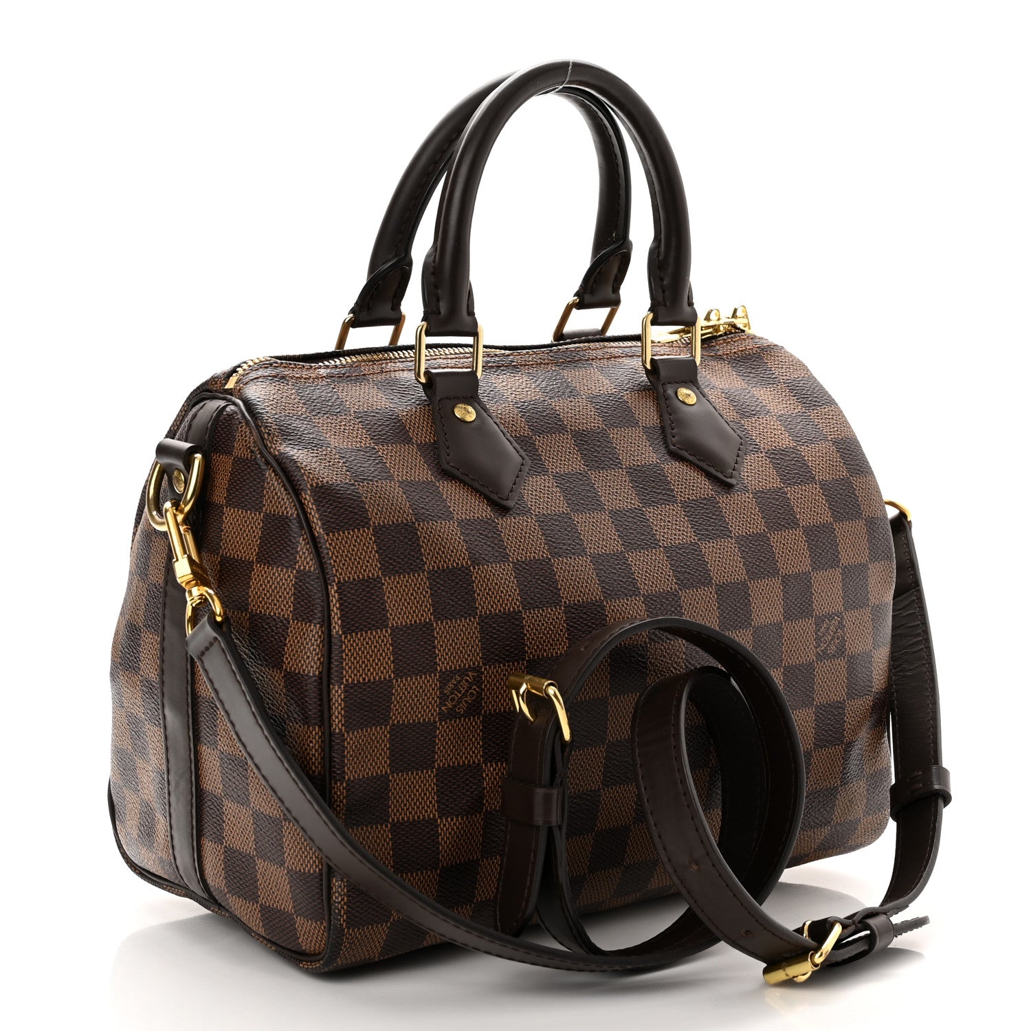 Louis Vuitton Damier Ebene Speedy Bandouliere 25 3 of 10