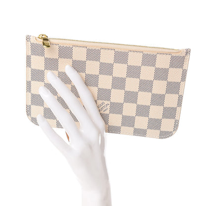 Louis Vuitton Damier Azur Neverfull PM Pochette 2 of 7