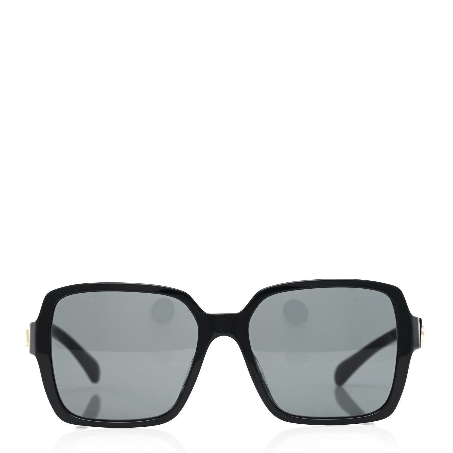 Chanel Acetate Square Sunglasses 5408-A Black 2 of 7