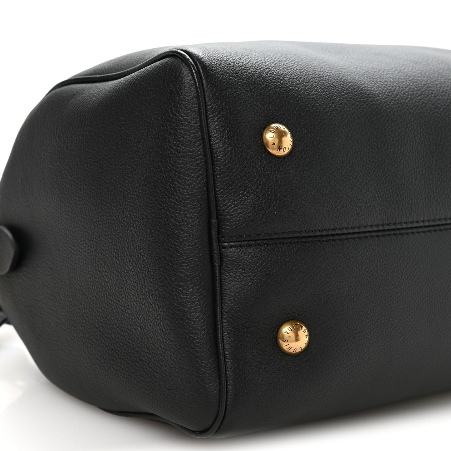 Grained Calfskin Low Key Speedy 30 Black