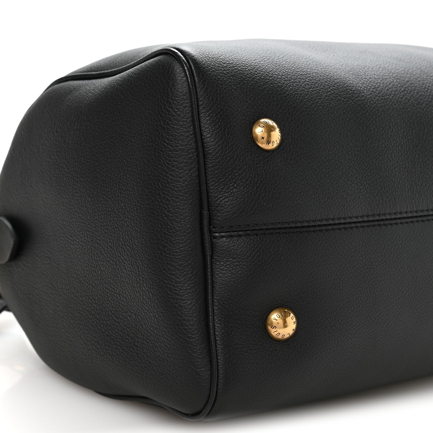 Louis Vuitton Grained Calfskin Low Key Speedy 30 Black 8 of 10