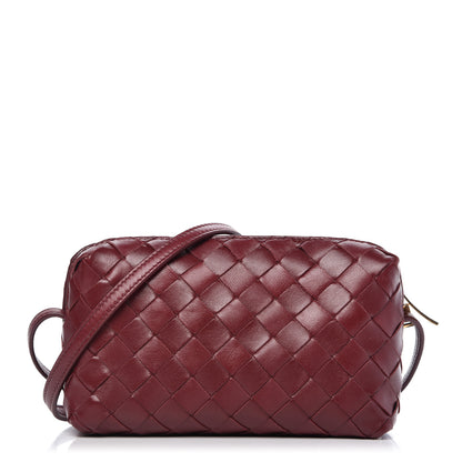 Bottega Veneta Nappa Intrecciato Mini Crossbody Bordeaux 1 of 9