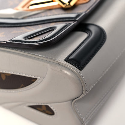 Louis Vuitton Calfskin Monogram Twist Shoulder Bag MM 14 of 19