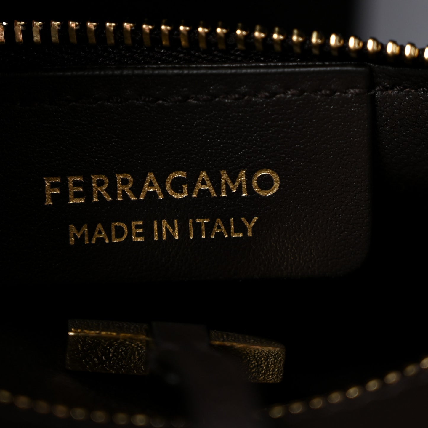 Jacquard Calfskin Monogram Medium Hug Bag  Espresso