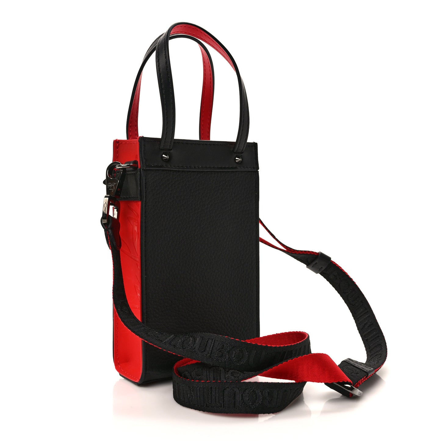 Grained Calfskin Mini Ruistote Tote Black