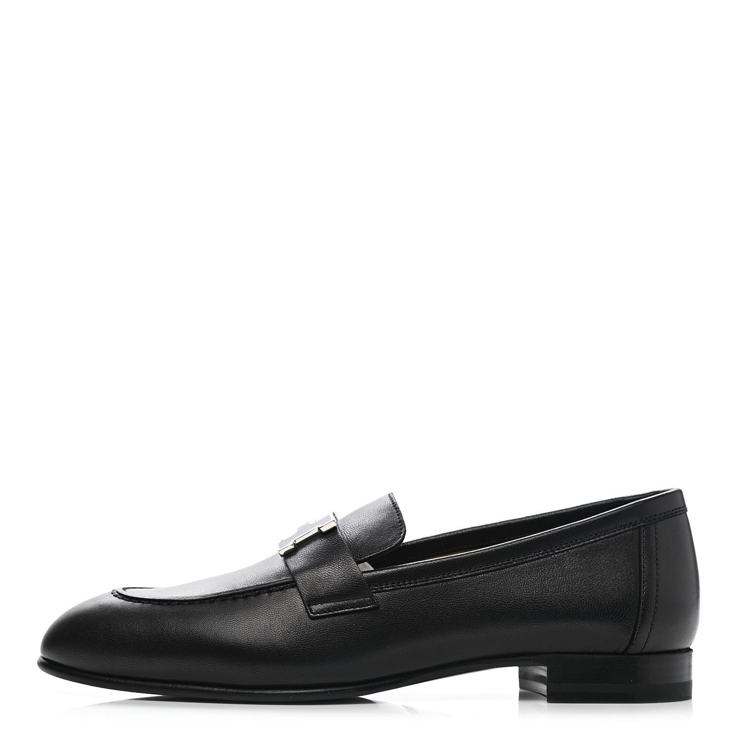 Goatskin Womens Paris Loafers 36 Black