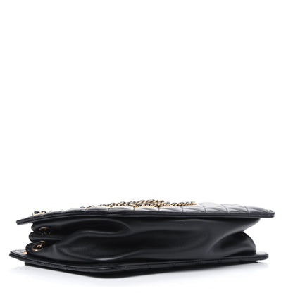 Chanel Calfskin Quilted CC Chain Accordion Tote Black 3 of 4