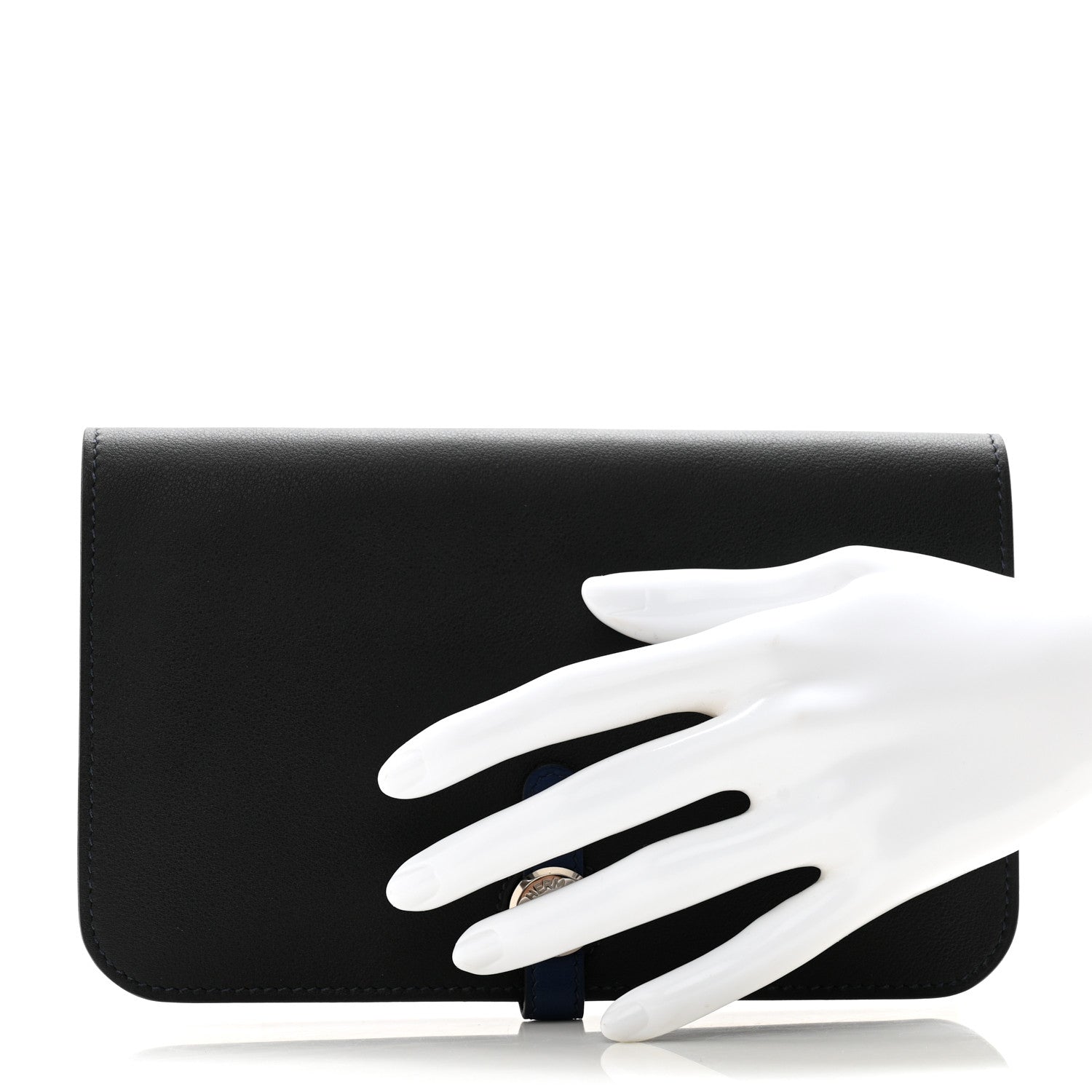 Hermes Swift Dogon Duo Wallet Black 2 of 11