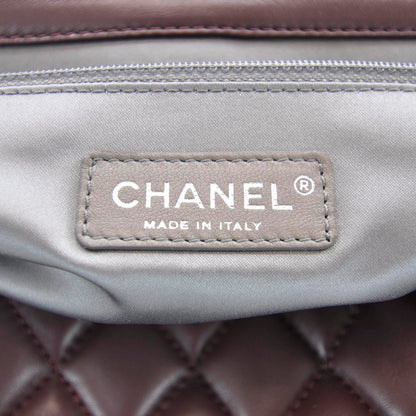 Chanel Lambskin Jumbo Coco Rain Flap Bordeaux 8 of 14