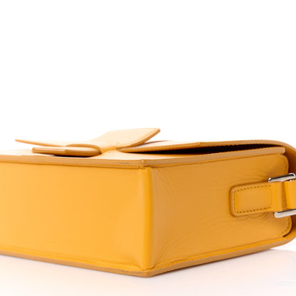 Salvatore Ferragamo Calfskin Altea Box Shoulder Bag Yellow 10 of 10