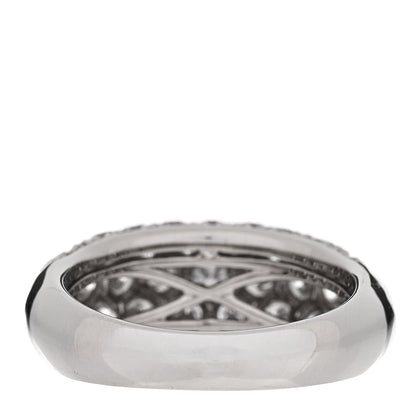 Parker & West by FASHIONPHILE Platinum Diamond 2.01ctw Five Row Half Eternity Dome Band Ring  51 5.75 4 of 10