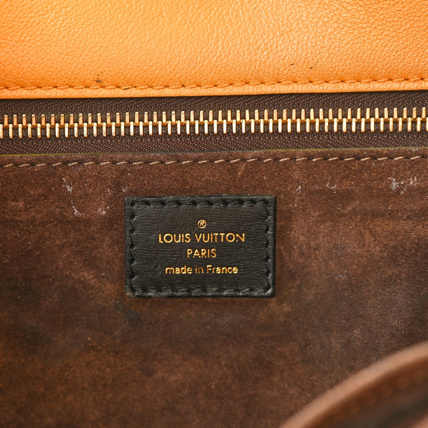 Monogram Cuir Orfevre Tote W PM Safran