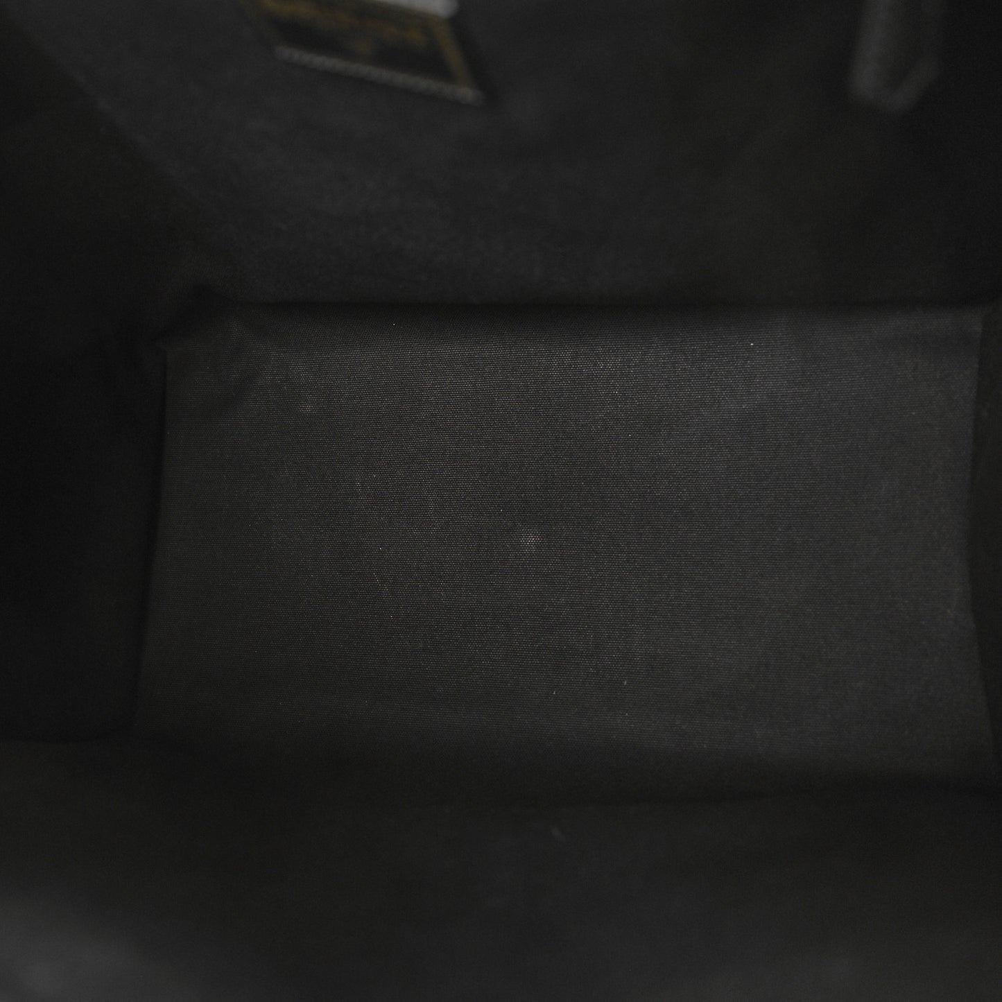 X VERSACE Cotton Canvas Cuoio Romano Fendace Logo Embroidered Signature Shopping Tote Black Gold