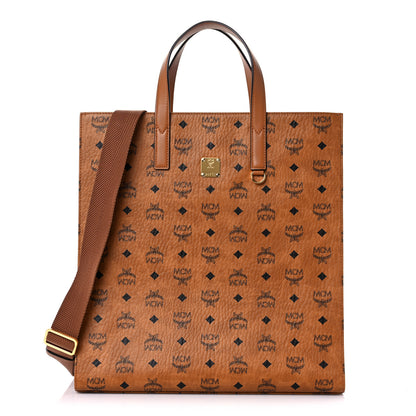 MCM Visetos Medium Klassik Tote Cognac 1 of 14