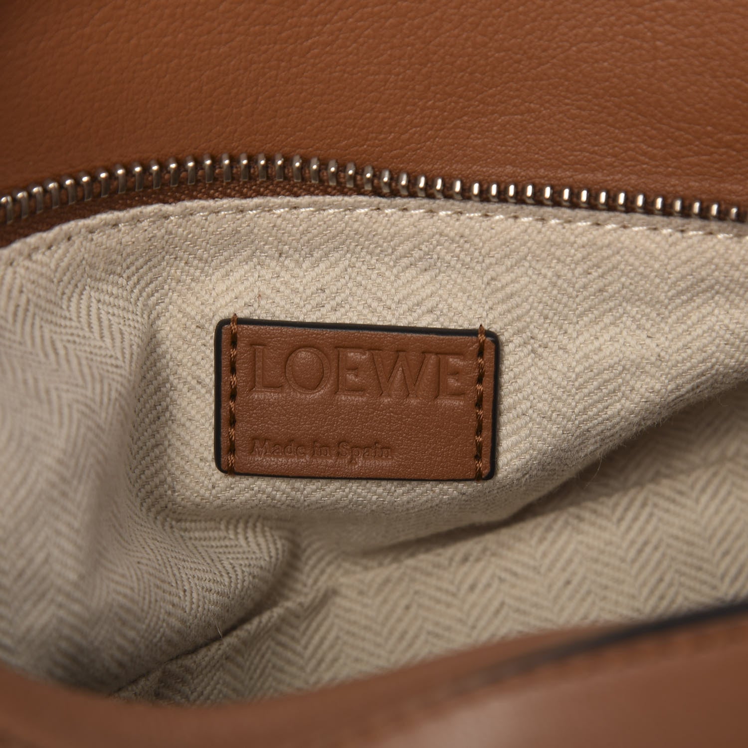 Loewe Calfskin Small Puzzle Bag Tan 6 of 9