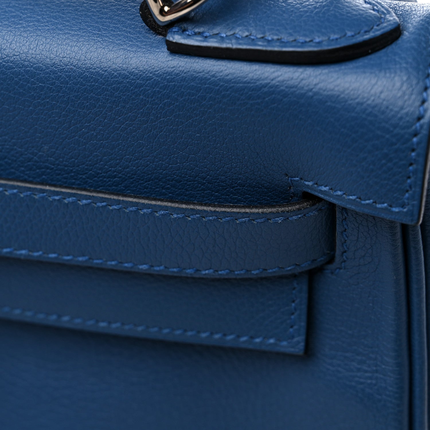 Hermes Evercolor Kelly Retourne 28 Bleu Azur 14 of 14