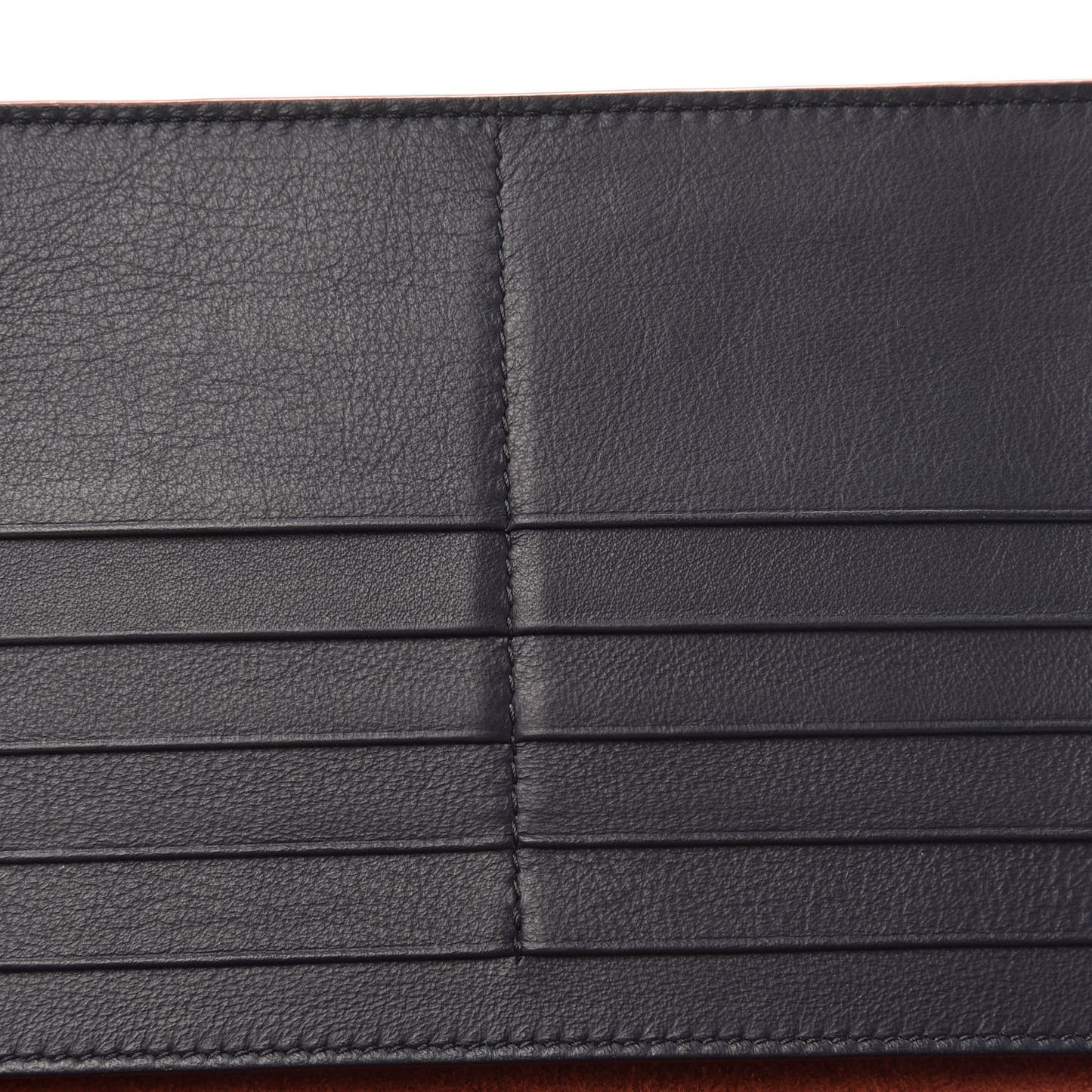 Grained Calfskin Large Multifunction Strap Wallet Coquelicot