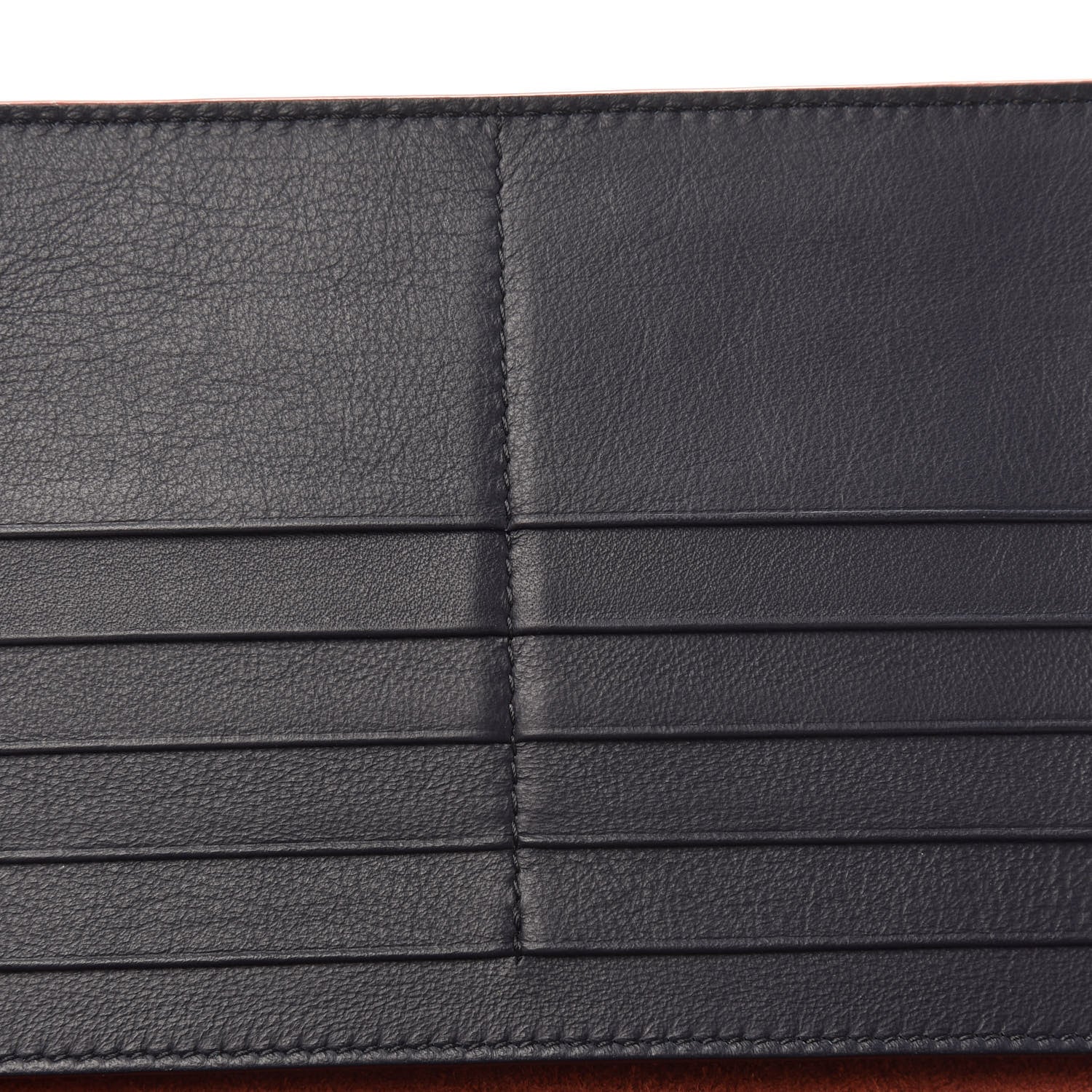 Celine Grained Calfskin Large Multifunction Strap Wallet Coquelicot 9 of 10