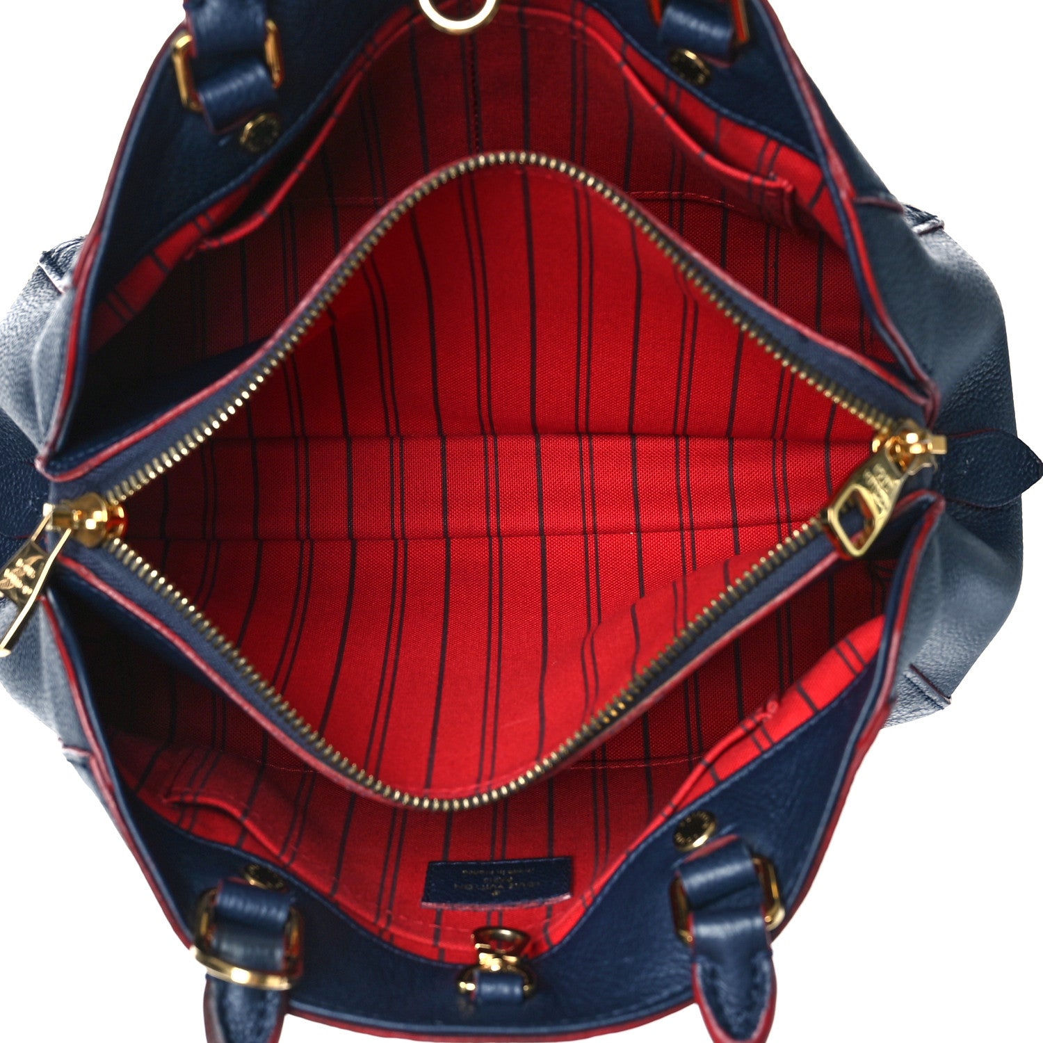 Louis Vuitton Empreinte Montaigne BB Marine Rouge 5 of 8