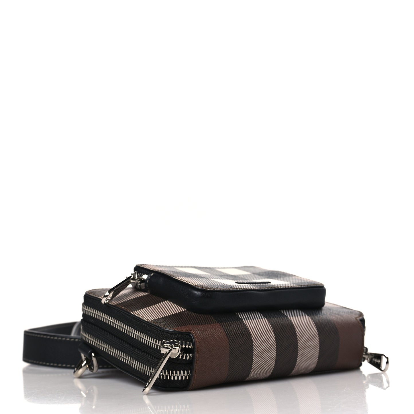 E-Canvas Jake Giant Check Messenger Dark Birch