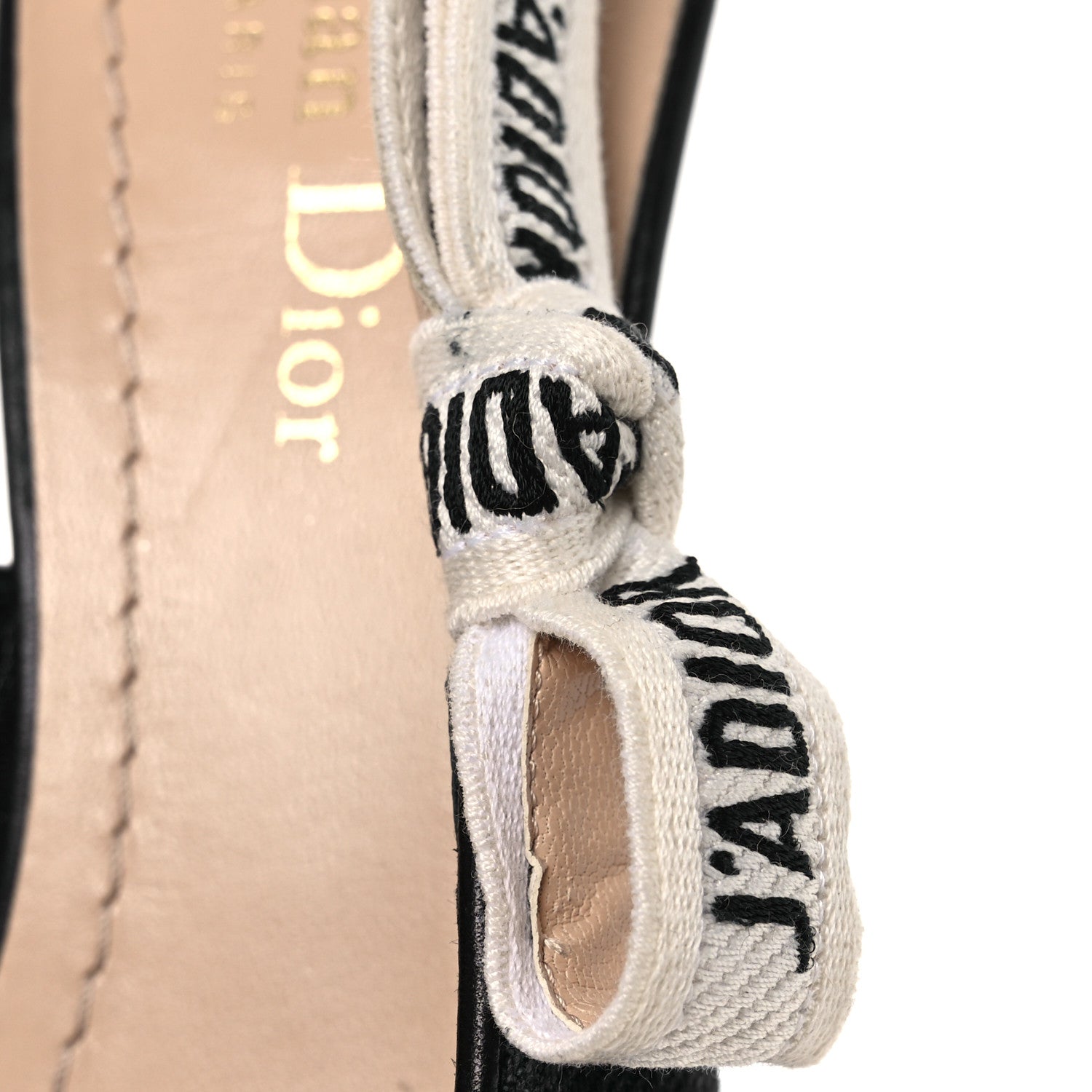 Christian Dior Denim Ribbon J'Adior Slingback 65mm Pumps 36 Blue 11 of 12