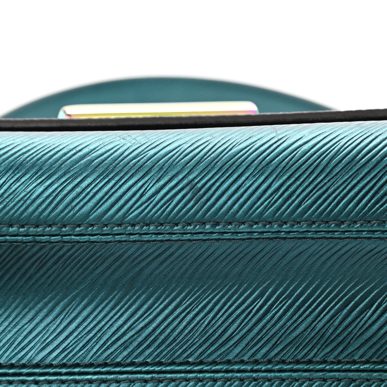 Louis Vuitton Epi Twist Scarabeo Shoulder Bag MM Blue Boreale 14 of 15