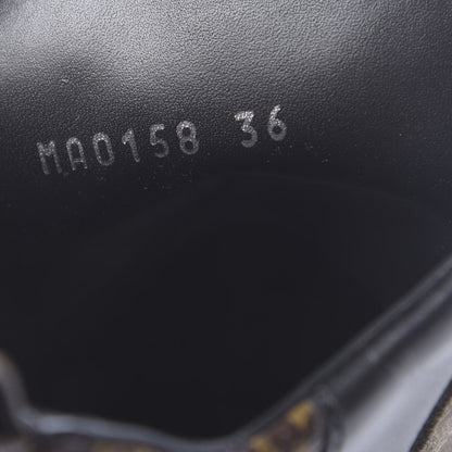 Louis Vuitton Suede Calfskin Monogram Laureate Platform Desert Boots 36 Kaki 8 of 8