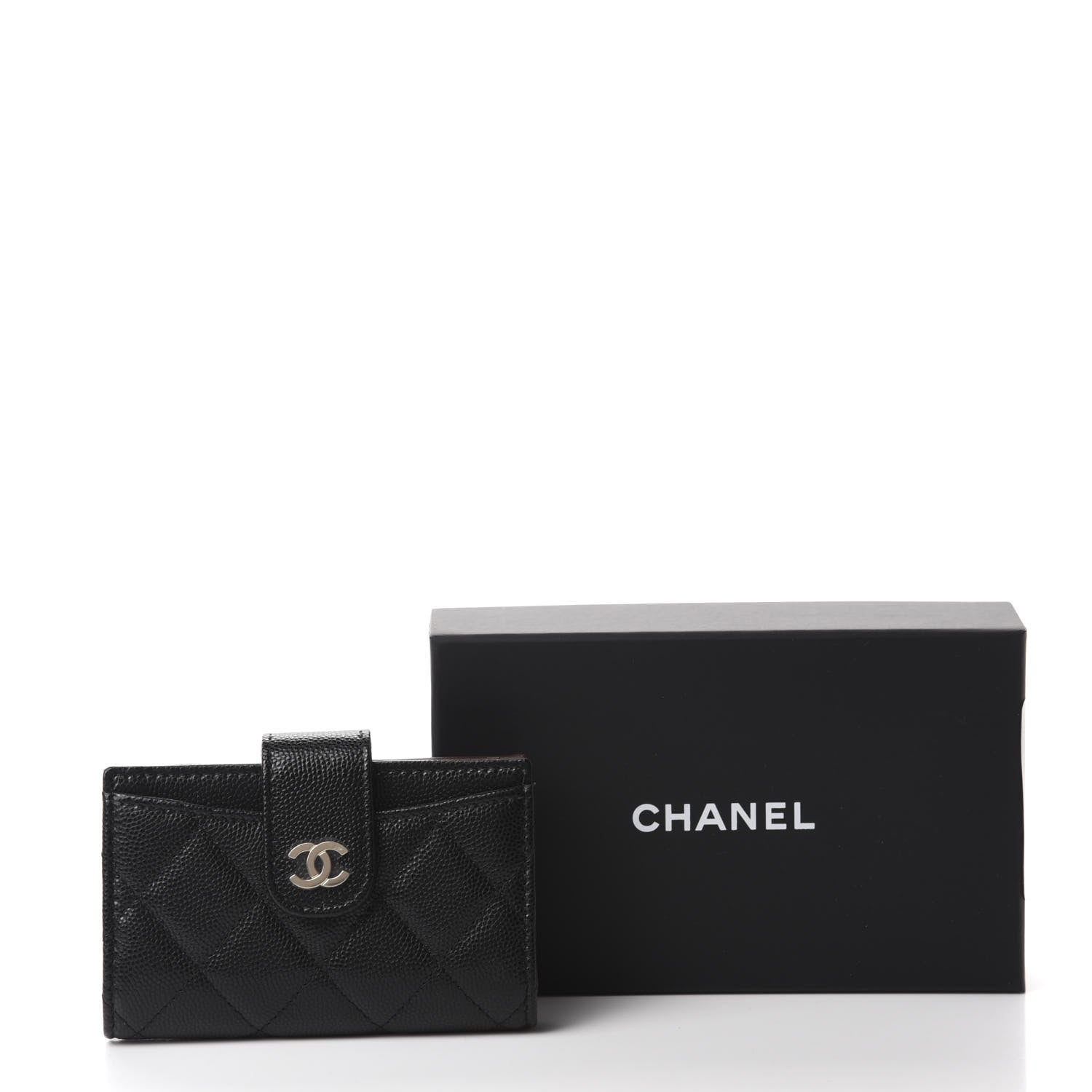 Chanel Caviar Quilted Small Classic Wallet Black 9 of 9