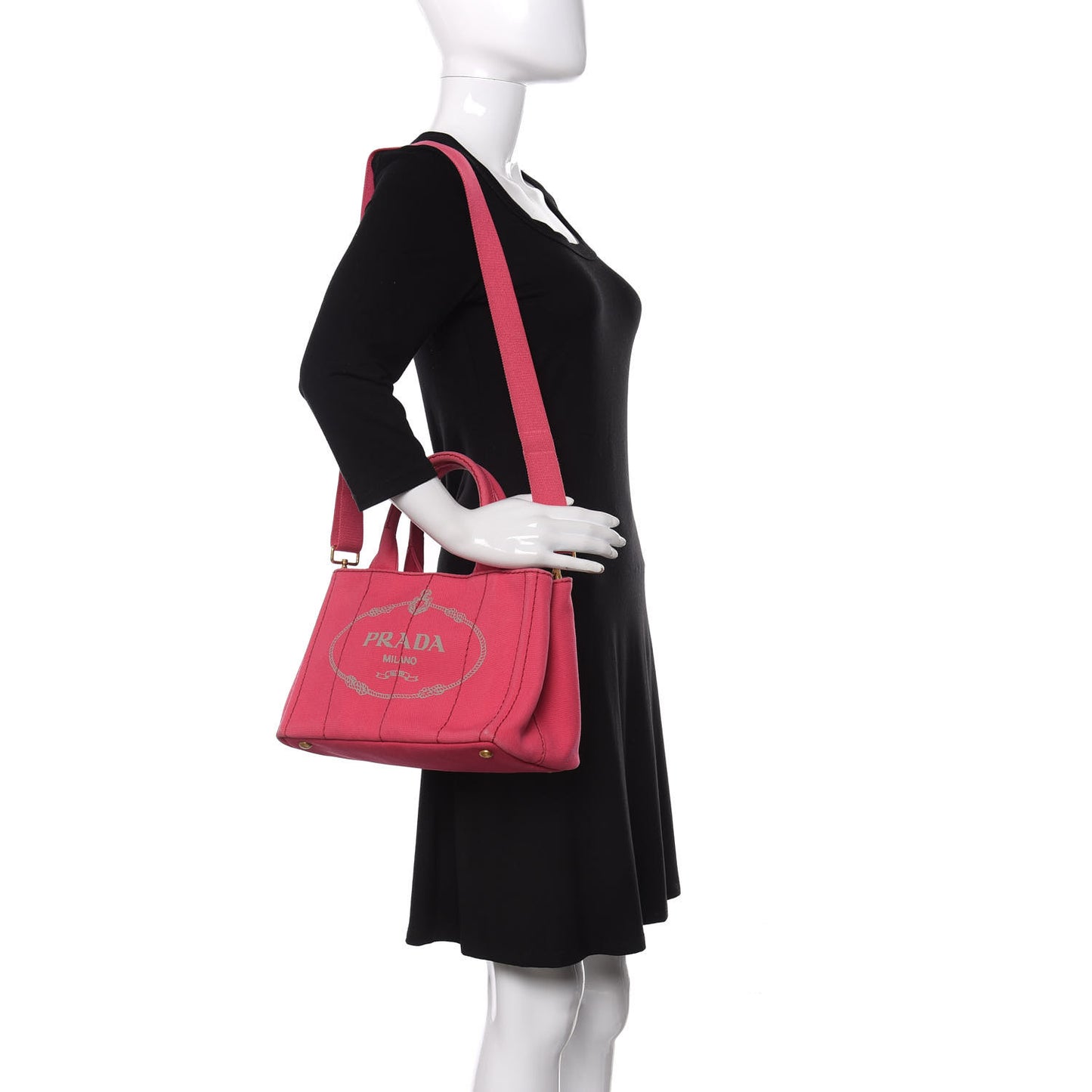 Canapa Small Logo Tote Peonia