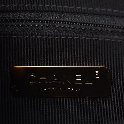 Chanel Calfskin Caviar Quilted Chain Handle Flap Black 6 of 12