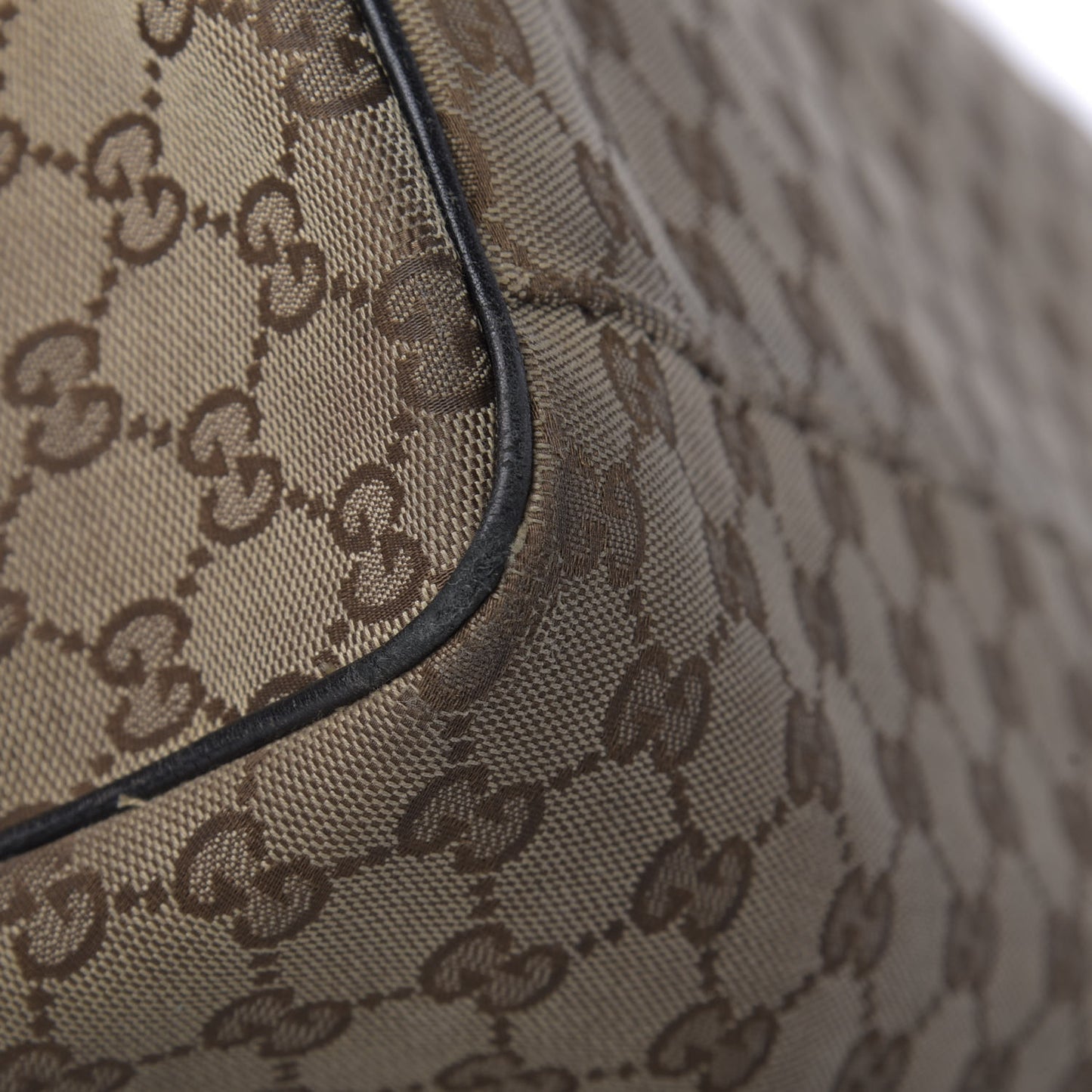 Monogram Large Sukey Tote Beige Ebony Black