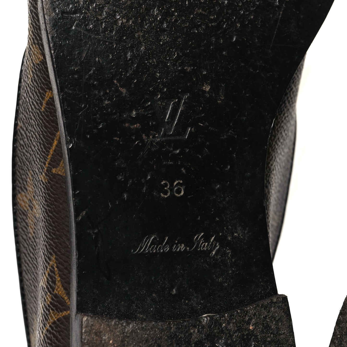 Monogram Society Loafers 36