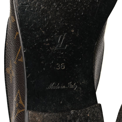 Louis Vuitton Monogram Society Loafers 36 7 of 11