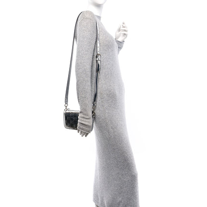 Gucci Guccissima Mirror Effect Mini Crossbody Silver Sphinx 2 of 14