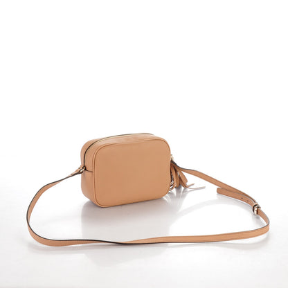 Gucci Pebbled Calfskin Small Soho Disco Bag Camelia 3 of 7