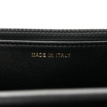 Chanel Lambskin Quilted Infinity Wallet On Chain WOC Black 6 of 12