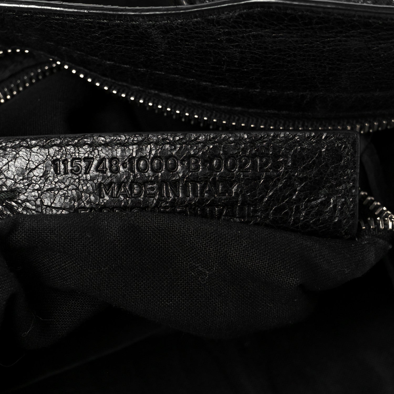 Balenciaga Agneau Arena Silver Hardware Medium Le City Black 8 of 14