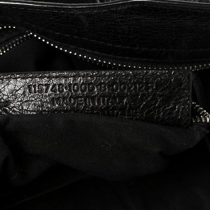 Balenciaga Agneau Arena Silver Hardware Medium Le City Black 8 of 14