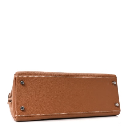 Hermes Togo Kelly Retourne 32 Gold 3 of 11
