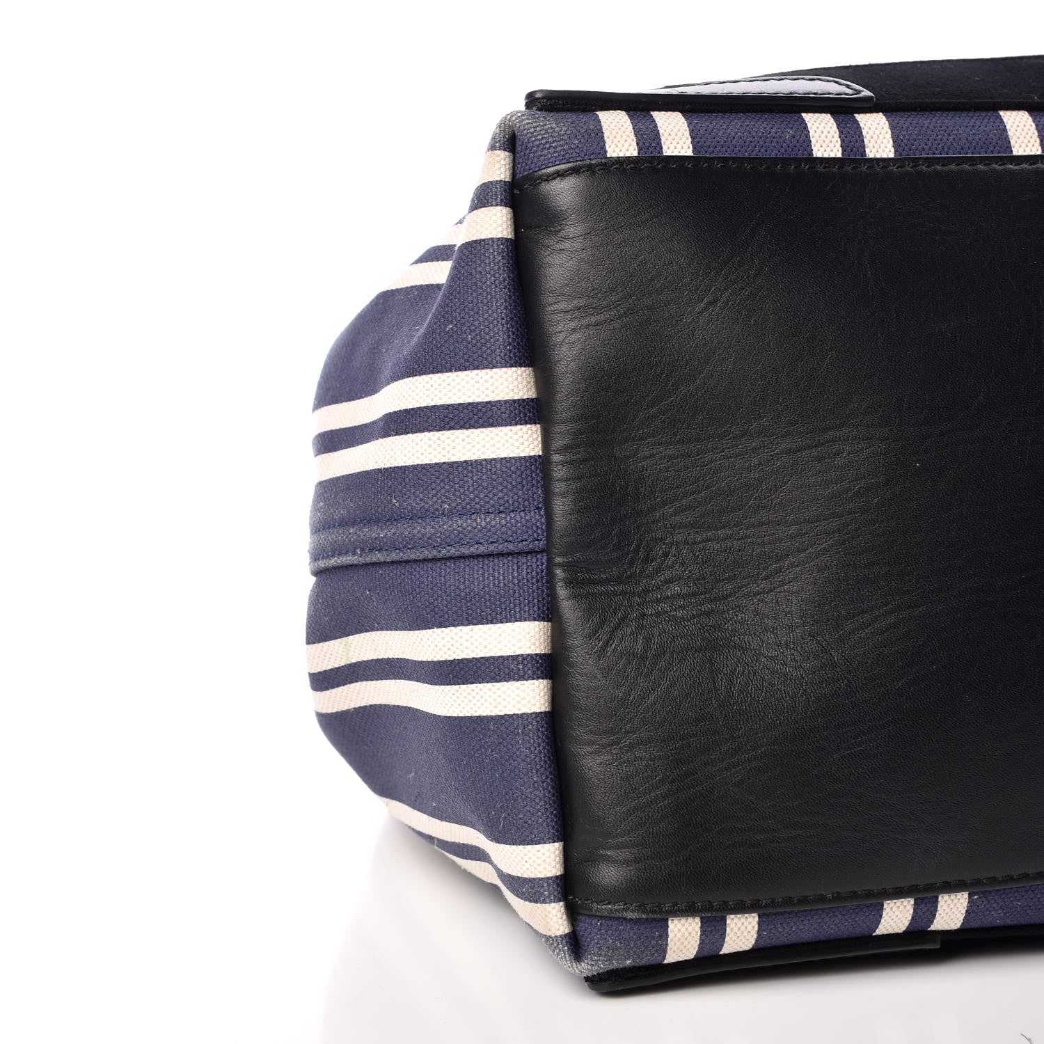 Balenciaga Canvas Navy Striped Cabas M Navy 9 of 15